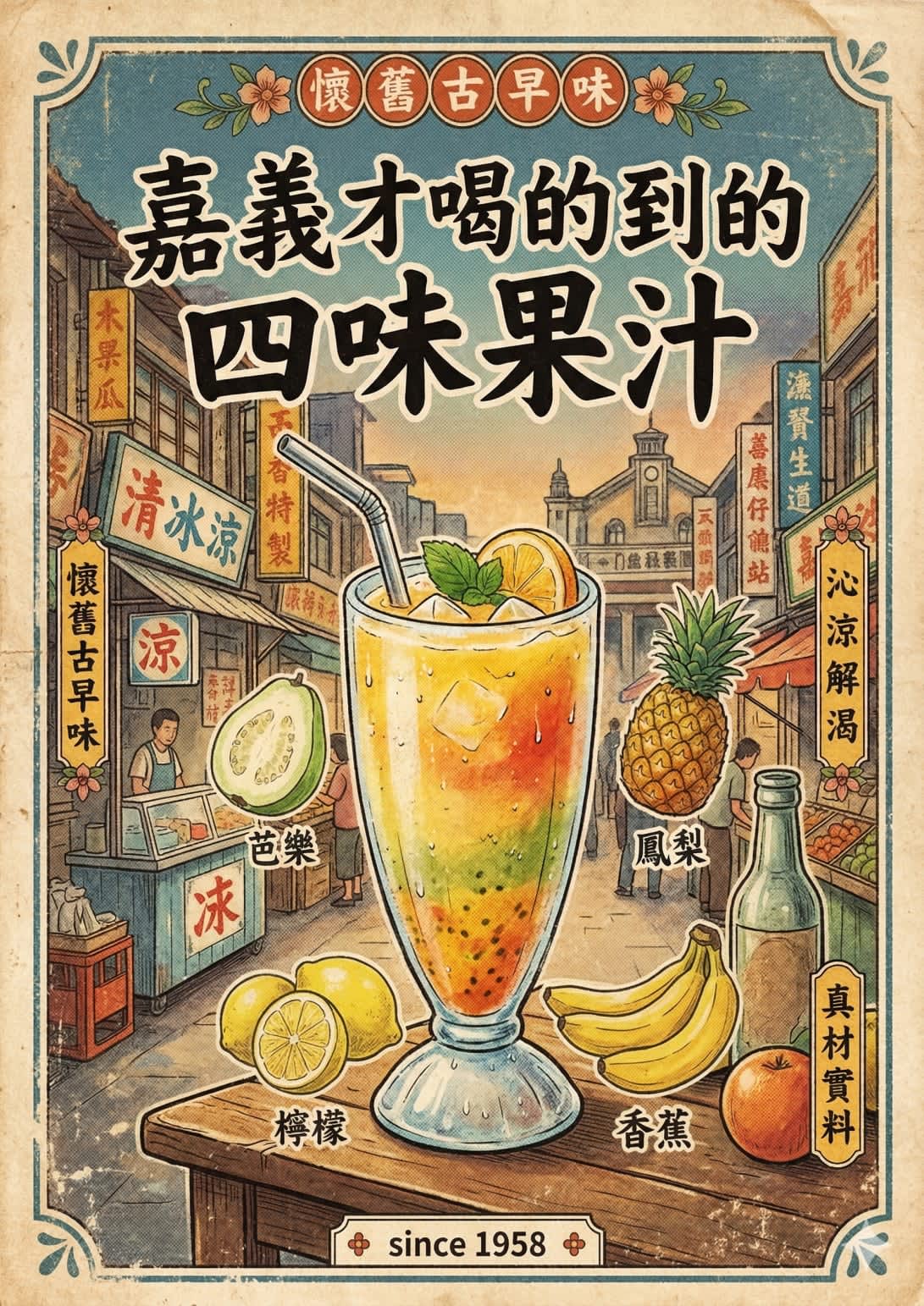四味果汁